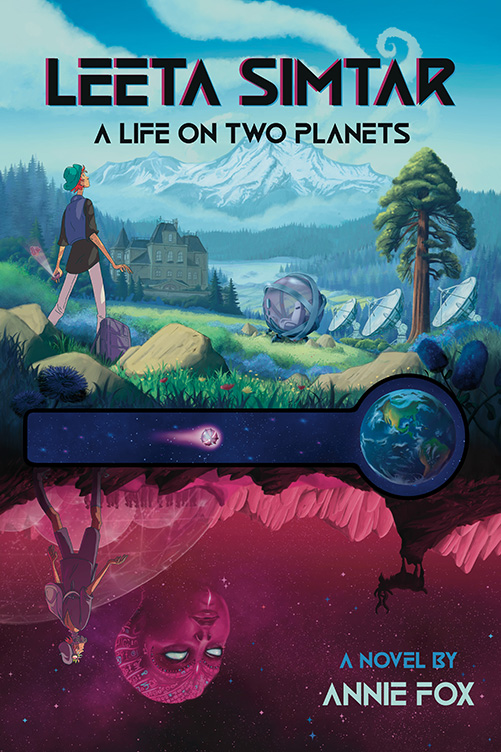 Temporary book cover for "Leeta Simtar, A Life on Two Planets"